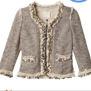 Rebecca Taylor metallic jacket.  Soft and stunning